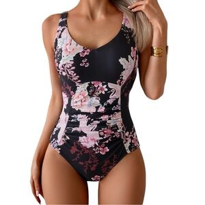 NWT Aidonger One Piece Swimsuit Tummy Control Bathing Suit for Women Sz XL